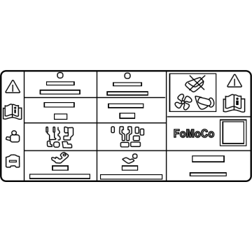 Lincoln R2TZ-1503050-B A/C Label