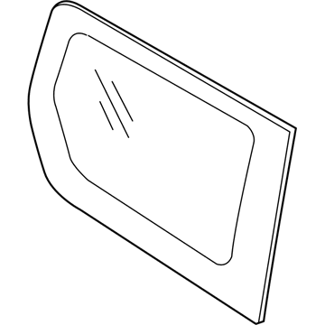 Ford DT1Z-6129711-G Glass - Quarter Window