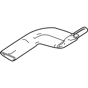 Ford G1EZ-19B680-B Floor Duct, Lower Driver Side G1EZ-19B680-B Ford Floor Duct, Lower Driver Side Illustration 1 of 1