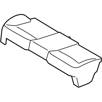 Ford AS4Z-5463804-AA Cover Assembly - Rear Seat Cushion