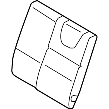 Ford 8S4Z-5466801-A Pad - Rear Seat Back