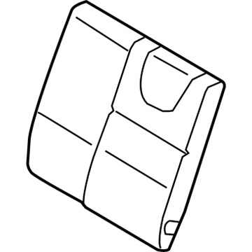 Ford 8S4Z-5466601-AA Cover Assembly - Rear Seat