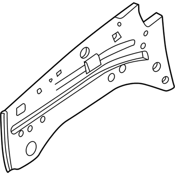 Lincoln 1L2Z-16K006-AA Front Fender - Rear