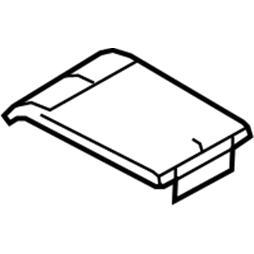Ford 9L3Z-1506024-AA Glove Box Assembly, Red, Front 9L3Z-1506024-AA Ford Glove Box Assembly, Red, Front Illustration 1 of 1