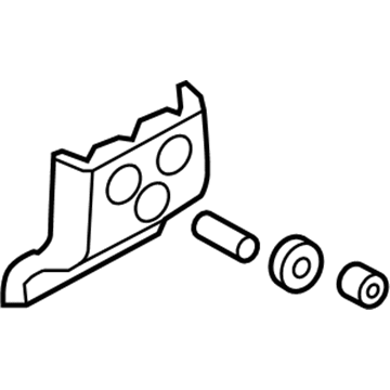 Ford DL3Z-15045E24-BA Rear Trim Panel DL3Z-15045E24-BA Ford Rear Trim Panel Illustration 1 of 1