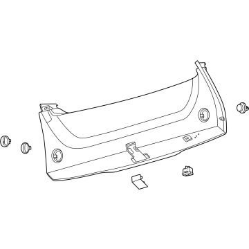 Lincoln SL1Z-4042906-BA Lower Gate Trim