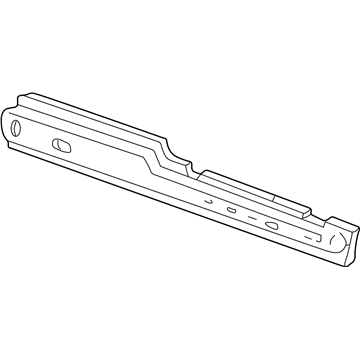 3F2Z-1720403-AA Ford Rocker Reinforcement, Driver Side Illustration 1 of 1