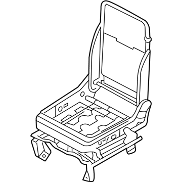 Ford 6L7Z-7860325-AA Seat Frame, Driver Side 6L7Z-7860325-AA Ford Seat Frame, Driver Side Illustration 1 of 1