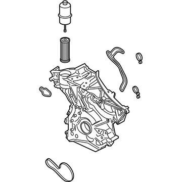 Ford FT4Z-6019-H Cover - Cylinder Front