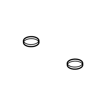 4U3Z-8255-A Ford Connector Pipe Gasket Illustration 1 of 1