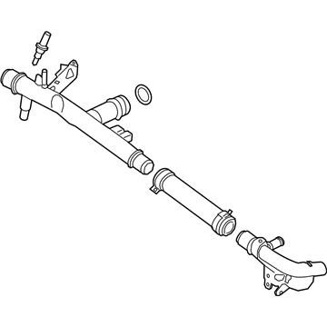 Ford JL3Z-8555-C Tube Assembly JL3Z-8555-C Ford Tube Assembly Illustration 1 of 1