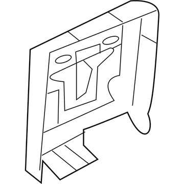 Ford AE9Z-14D189-B Blind Spot Radar Bracket, Driver Side AE9Z-14D189-B Ford Blind Spot Radar Bracket, Driver Side Illustration 1 of 1