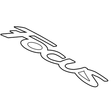 Ford BM5Z-5842528-B Name Plate - Self-Adhesive