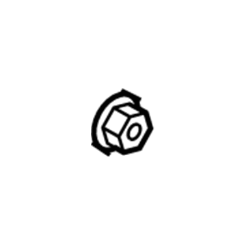 Mercury -W708176-S440 Nut - Hex. - Flanged