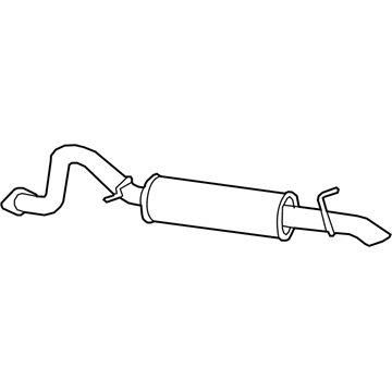 Mercury 5E6Z-5A212-BA Silencer Assembly
