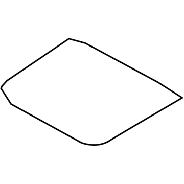 Mercury 6G1Z-5445026-AA Cover Assembly - Spare Wheel Well Panel