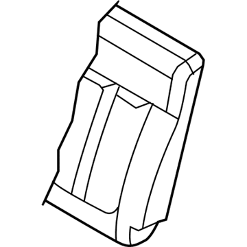 Ford BL3Z-1666600-AA Cover Assembly - Rear Seat Back
