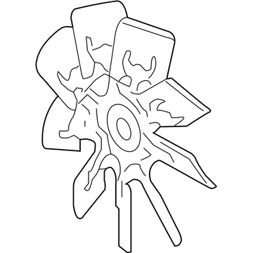 Ford 5L1Z-8600-AB Fan Assembly