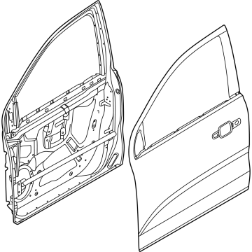 Ford N1WZ-2620124-D Door Shell