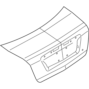 Ford 6E5Z-5440110-AA Door Assembly - Luggage Compartment