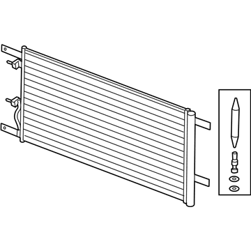 Ford HC3Z-19712-E Condenser Assembly