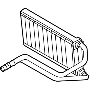 Ford JX6Z-18476-C Radiator And Seal Assembly - Heater