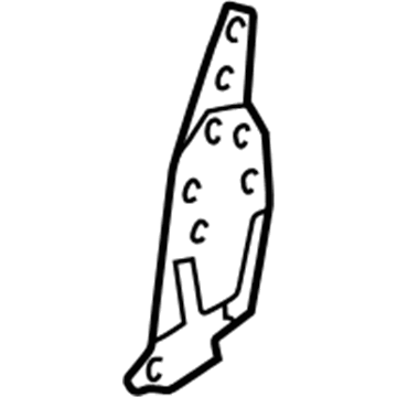 Ford 1C7Z-1662648-AA Latch Assembly - Rear Seat