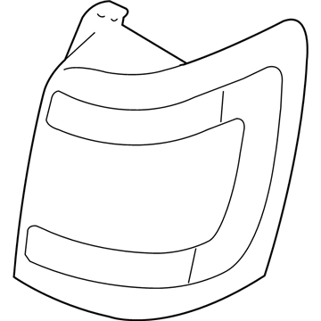 Ford 8L8Z-13404-A Lamp Assembly - Rear, Stop And Flasher