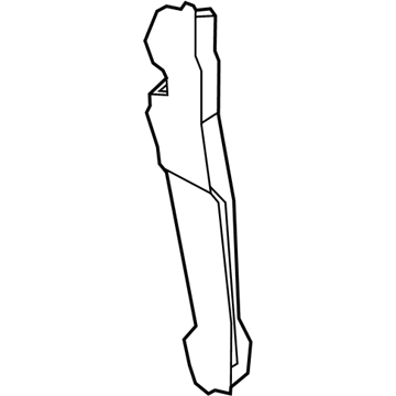 Ford BM5Z-16071-B Rear Insulator, Front Passenger Side BM5Z-16071-B Ford Rear Insulator, Front Passenger Side Illustration 1 of 1