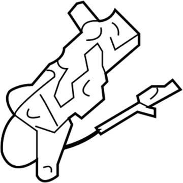 Ford 7L1Z-7210-U Selector Shaft Assembly