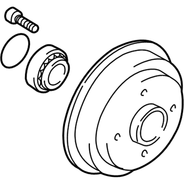 Ford 2U2Z-1V126-D Drum - Brake