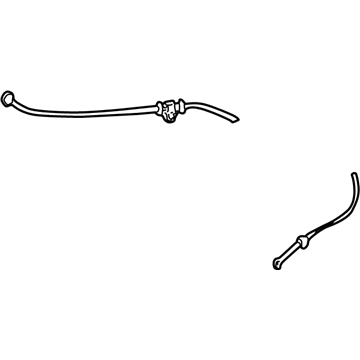 Ford F87Z-16916-AA Cable Assembly - Hood Control
