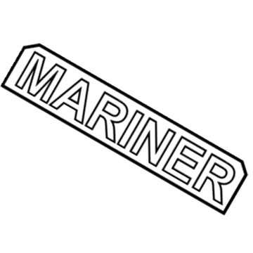 Mercury 5E6Z-7842528-AB Name Plate