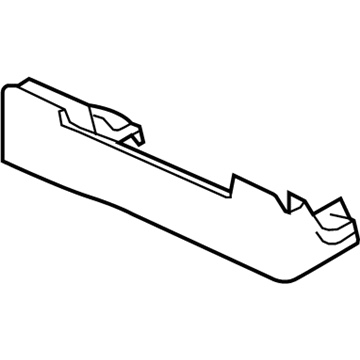 Ford 9L3Z-1562186-FA Track Cover, Rear Outer Passenger Side 9L3Z-1562186-FA Ford Track Cover, Rear Outer Passenger Side Illustration 1 of 1