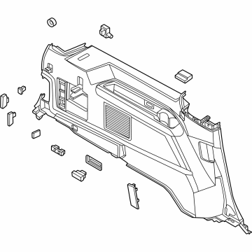 Ford SL1Z-4031113-BA Quarter Trim Panel