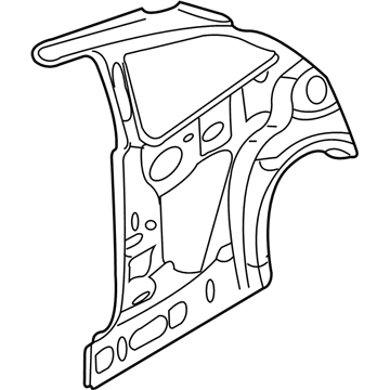 Ford 2M5Z-6127791-BC Panel - Body Side Rear
