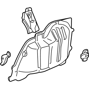 Ford YS4Z-5427886-CA Panel Assembly - Wheelhouse