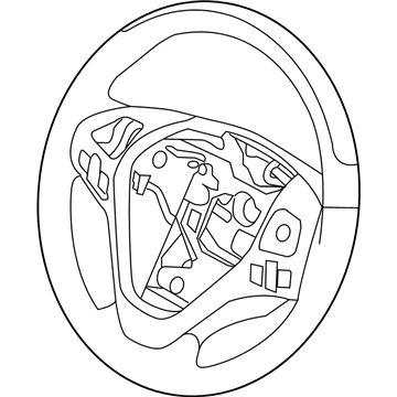 Ford BT4Z-3600-BA Wheel Assembly - Steering