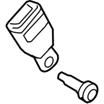 Ford CA8Z-74613D48-AA Buckle Assembly - Seat Belt