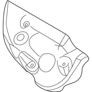 Lincoln 7T4Z-9A462-B Shield - Exhaust Manifold Heat
