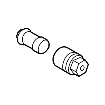 Ford F6SZ-1A043-AA Nut - Wheel