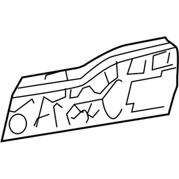 4L3Z-1521124-AA Ford Reinforcement Panel, Front Passenger Side Illustration 1 of 1