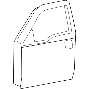 5L3Z-1520125-AA Ford Door Shell, Front Driver Side Illustration 1 of 1