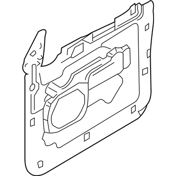 Ford 9L1Z-78237A04-D Water Shield, Front Passenger Side 9L1Z-78237A04-D Ford Water Shield, Front Passenger Side Illustration 1 of 1