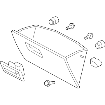 Ford 3L8Z-7806024-BAC Door Assembly - Glove Compartment