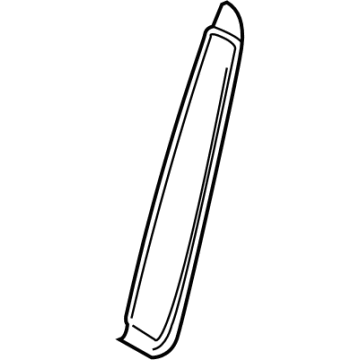 Ford FL3Z-15255A34-AA Rear Molding, Passenger Side FL3Z-15255A34-AA Ford Rear Molding, Passenger Side Illustration 1 of 1