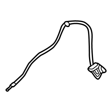 Ford LJ6Z-16916-E Cable Assembly - Hood Control
