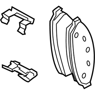 Mercury 4U2Z-2V001-A Kit - Brake Lining
