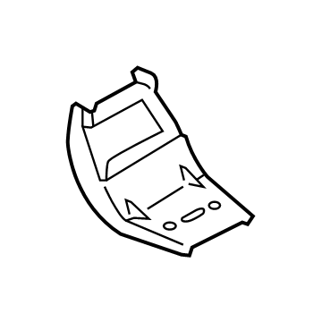 HC3Z-16A506-AB Ford Mount Bracket, Front Illustration 1 of 1