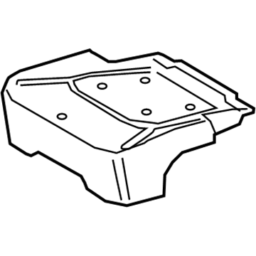 Ford JL1Z-7863840-H Pad - Rear Seat Cushion